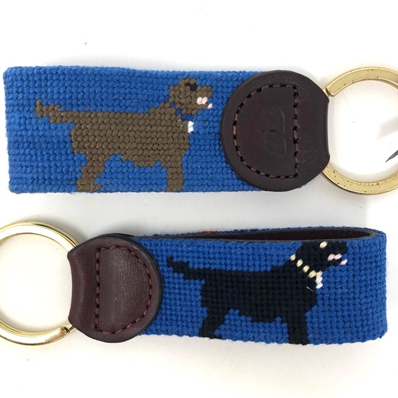 Labrador Retriever Needlepoint Key Fob - Picture 6 of 7